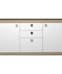 Bufet TARA 3U2S sonoma+alb