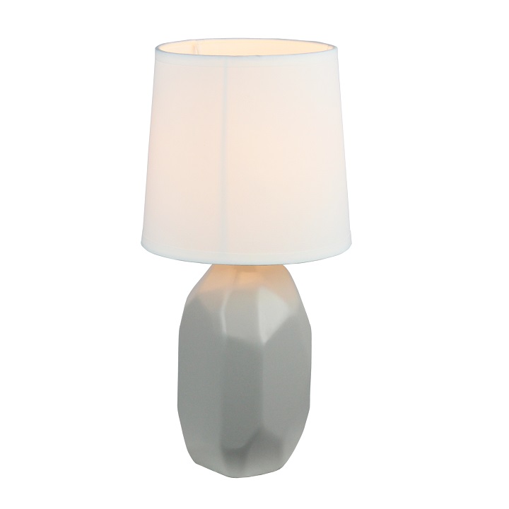 Lampă ceramică de masă, gri, QENNY TYP 2 AT15556 - imagine 1