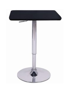 Masă pentru bar cu înălţimea reglabilă, negru, 84-110, FLORIAN