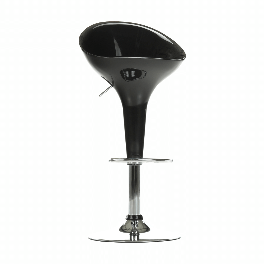 Scaun bar, negru/crom, ALBA NOVA - imagine 12