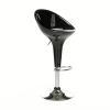 Scaun bar, negru/crom, ALBA NOVA - Thumbnail Image 10