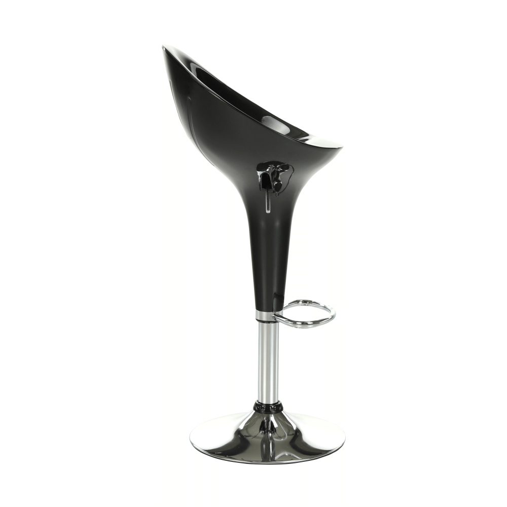 Scaun bar, negru/crom, ALBA NOVA - imagine 9