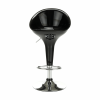 Scaun bar, negru/crom, ALBA NOVA - Thumbnail Image 6