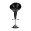 Scaun bar, negru/crom, ALBA NOVA - Thumbnail Image 5