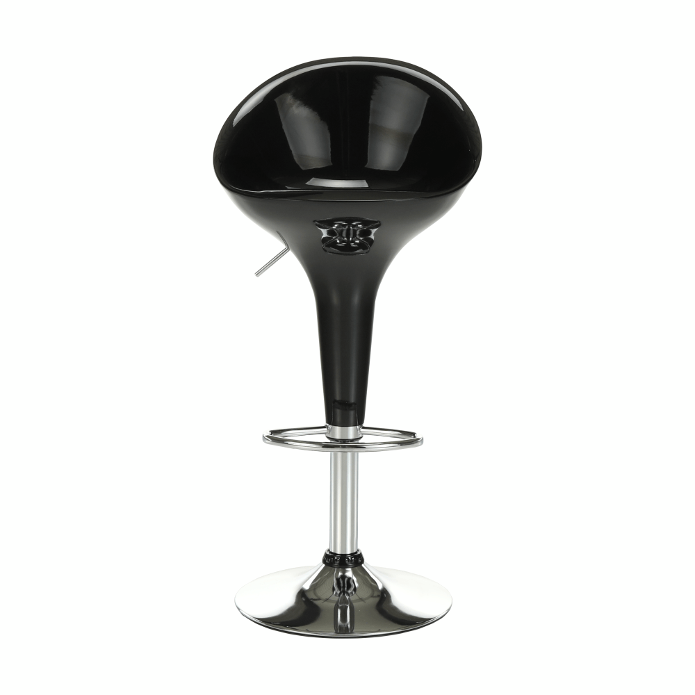 Scaun bar, negru/crom, ALBA NOVA - imagine 5