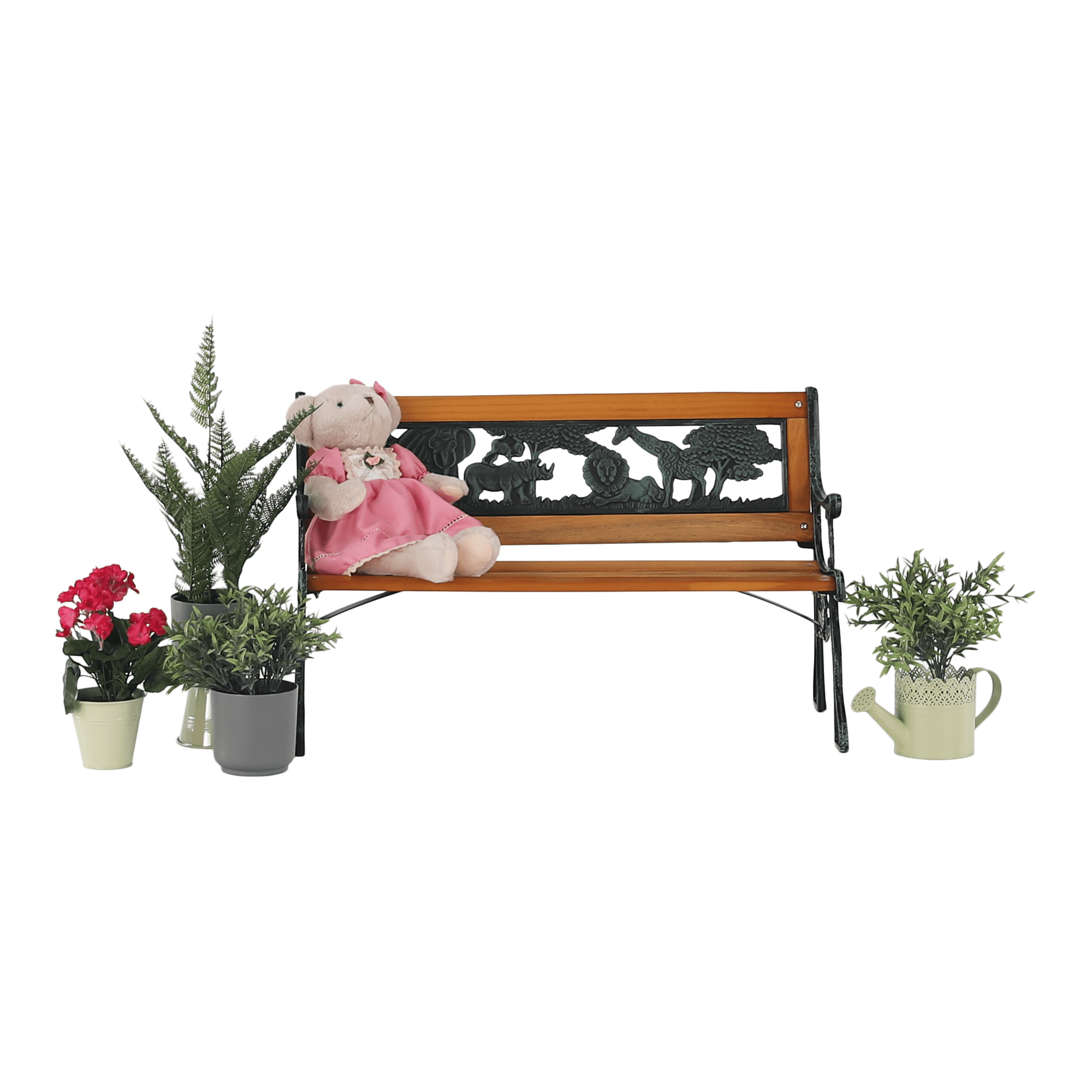Bancă copii NADAZA negru/natural