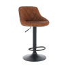 Scaun de bar, negru, TERKAN - Thumbnail Image 1