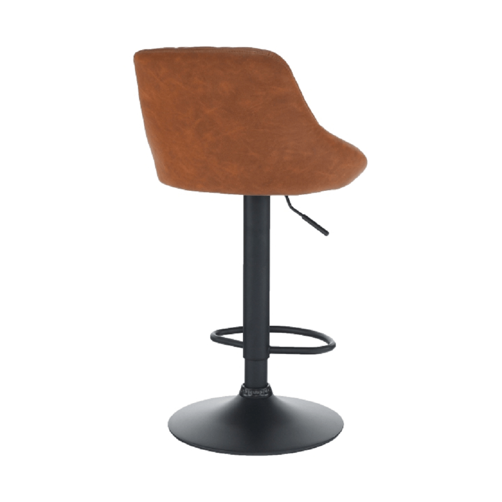 Scaun de bar, negru, TERKAN - imagine 8