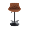 Scaun de bar, negru, TERKAN - Thumbnail Image 2