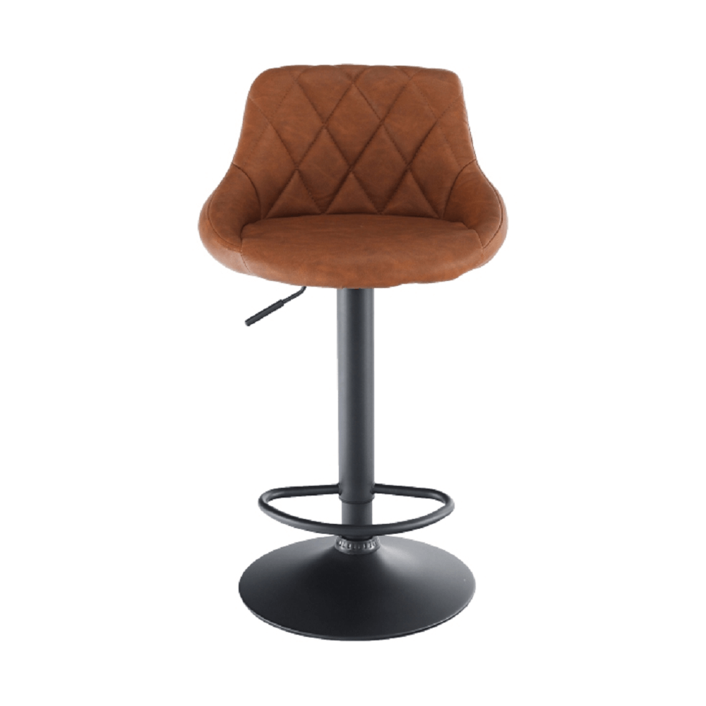 Scaun de bar, negru, TERKAN - imagine 2