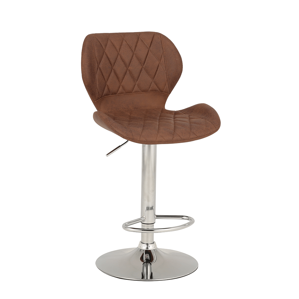 Scaun de bar, maro / crom, SOFALA - imagine 2