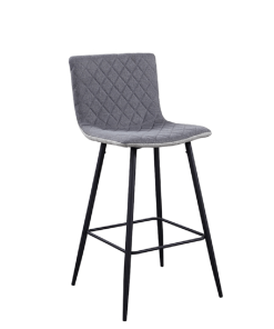 Scaun bar, gri deschis / gri / negru, TORANA