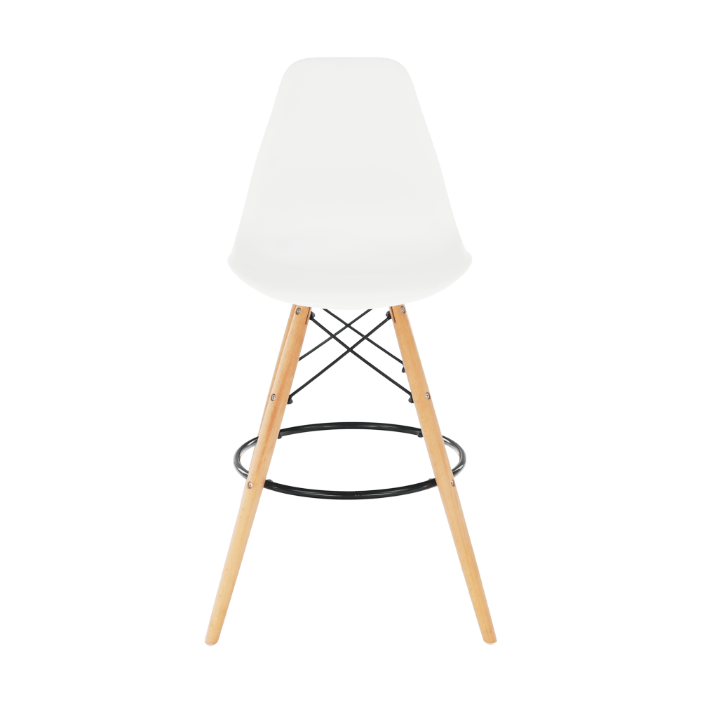 Scaun de bar, alb/fag, CARBRY 2 NEW - imagine 16