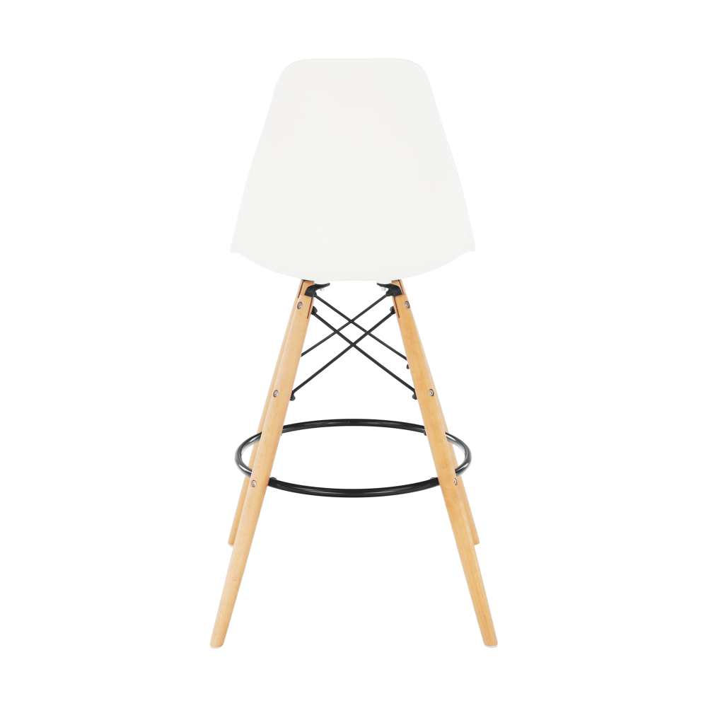Scaun de bar, alb/fag, CARBRY 2 NEW - imagine 12