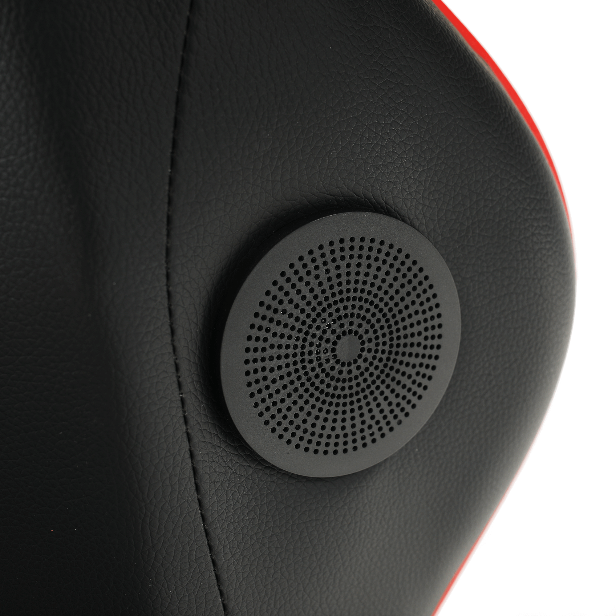 Scaun de birou / joc cu difuzoare Bluetooth, negru / roşu, CARPI - imagine 27