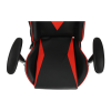 Scaun de birou / joc cu difuzoare Bluetooth, negru / roşu, CARPI - Thumbnail Image 7