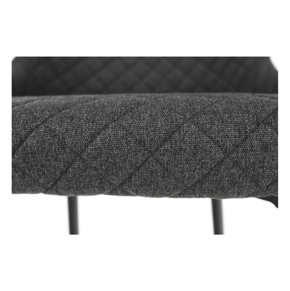 Scaun bar, gri/negru, CEZARIA - imagine 6