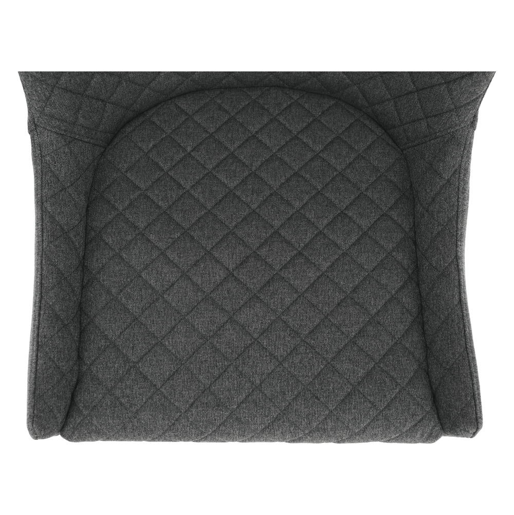 Scaun bar, gri/negru, CEZARIA - imagine 4