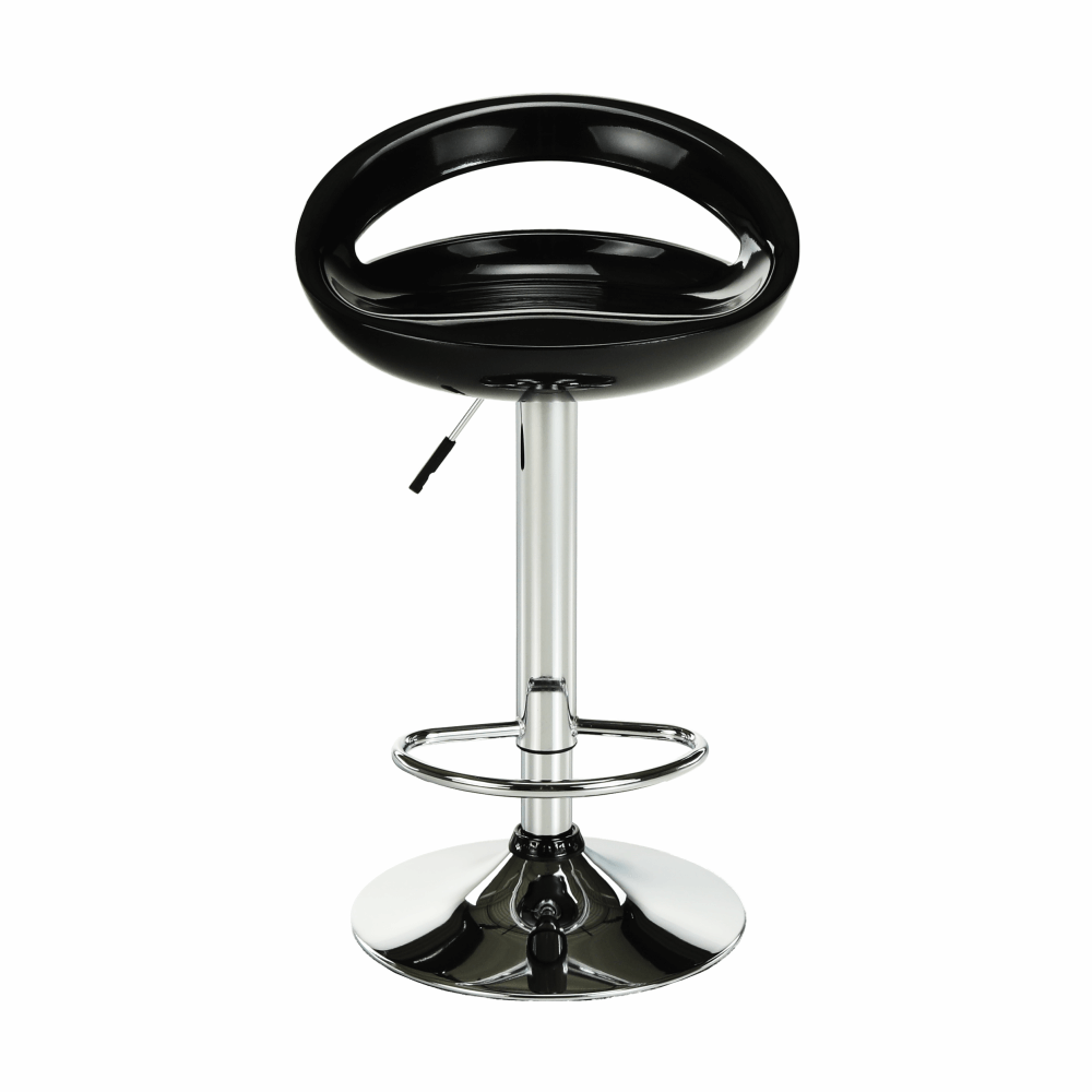 Scaun bar, negru/inox, DONGO NOVE - imagine 15
