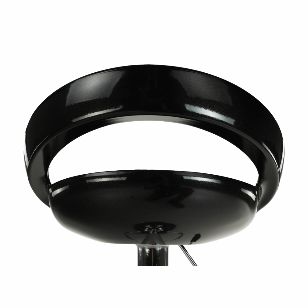 Scaun bar, negru/inox, DONGO NOVE - imagine 7