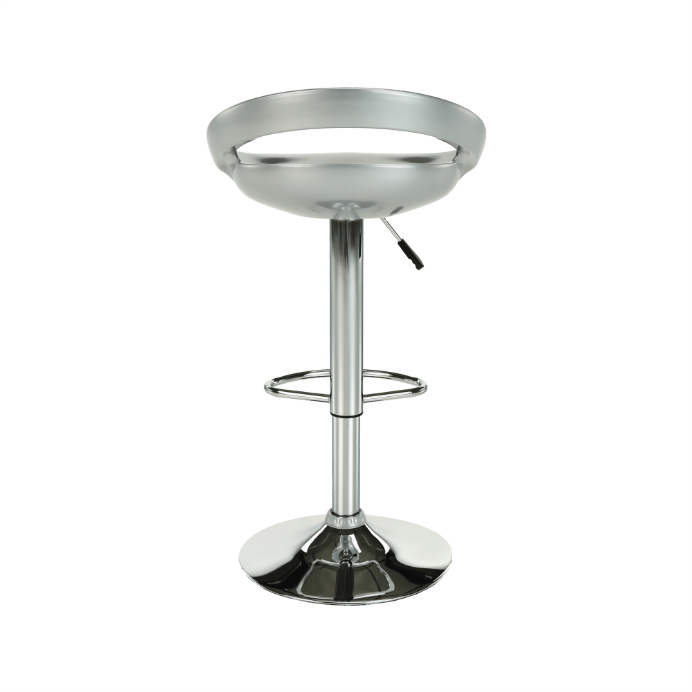 Scaun bar, argintiu/inox, DONGO NOVE - imagine 14