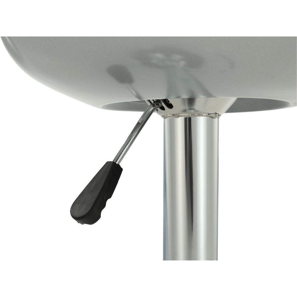 Scaun bar, argintiu/inox, DONGO NOVE - imagine 9