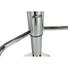 Scaun bar, argintiu/inox, DONGO NOVE - Thumbnail Image 3