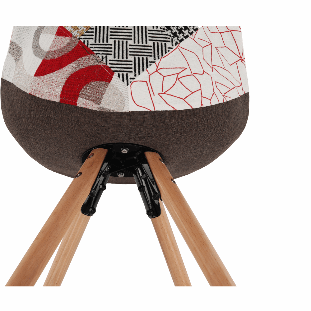 Scaun dining, patchwork, GLORIA - imagine 9