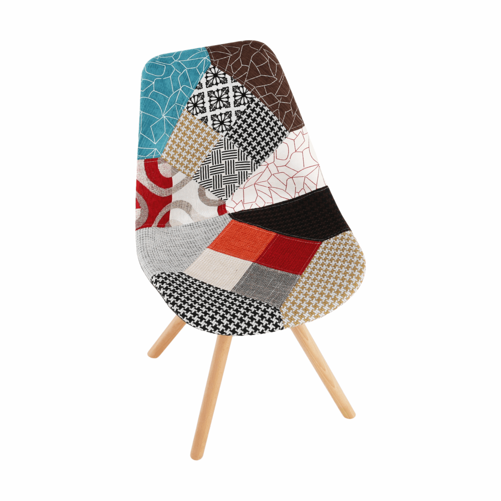 Scaun dining, patchwork, GLORIA - imagine 6