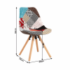 Scaun dining, patchwork, GLORIA - Thumbnail Image 8