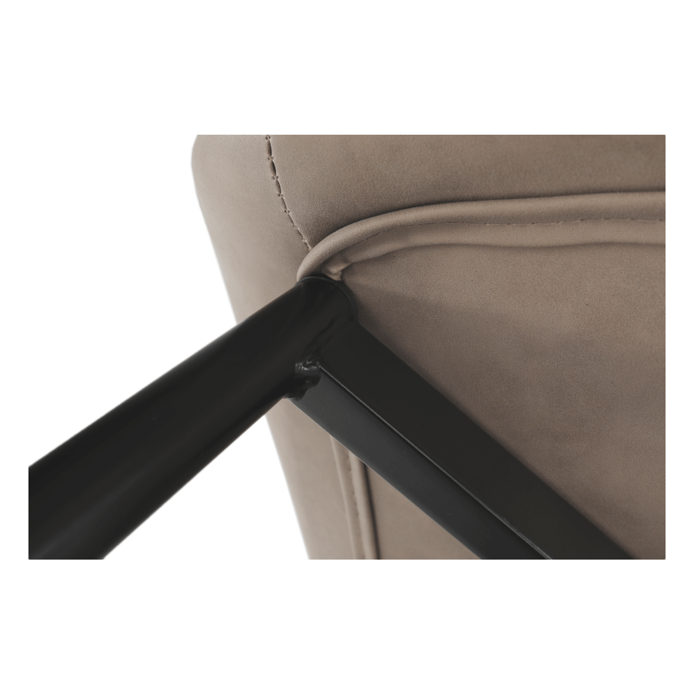 Scaun, gri maroniu taupe/negru, HAZAL - imagine 18