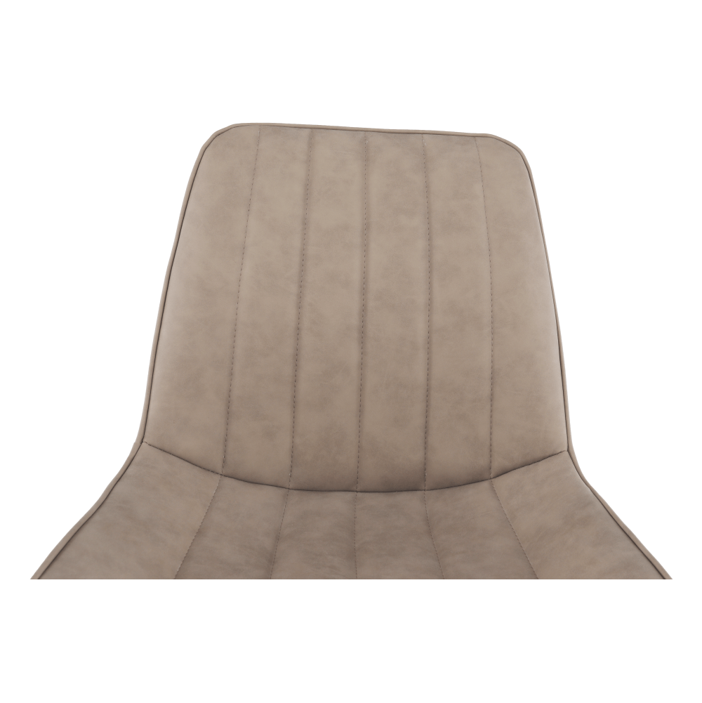 Scaun, gri maroniu taupe/negru, HAZAL - imagine 15