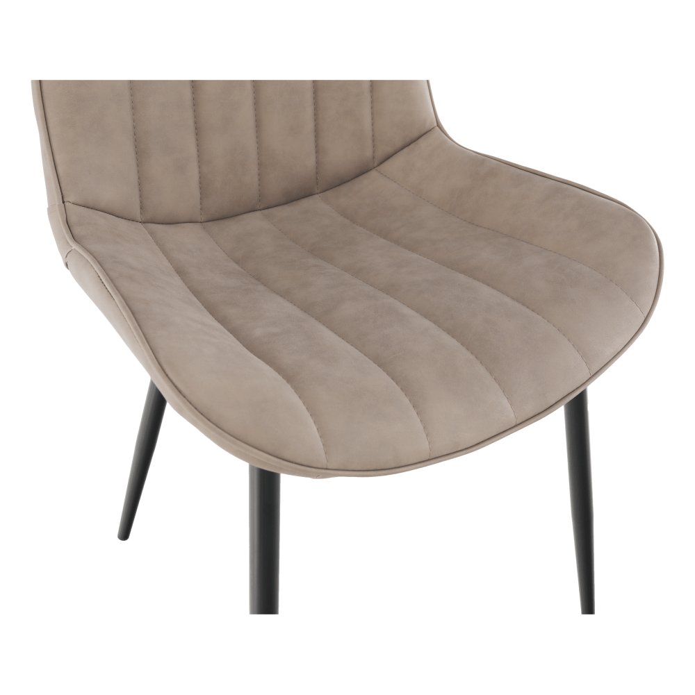 Scaun, gri maroniu taupe/negru, HAZAL - imagine 14