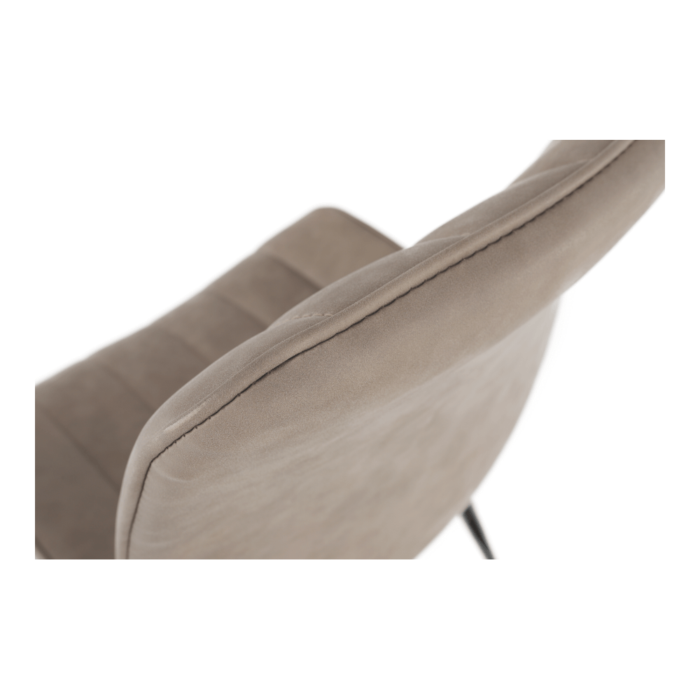 Scaun, gri maroniu taupe/negru, HAZAL - imagine 12