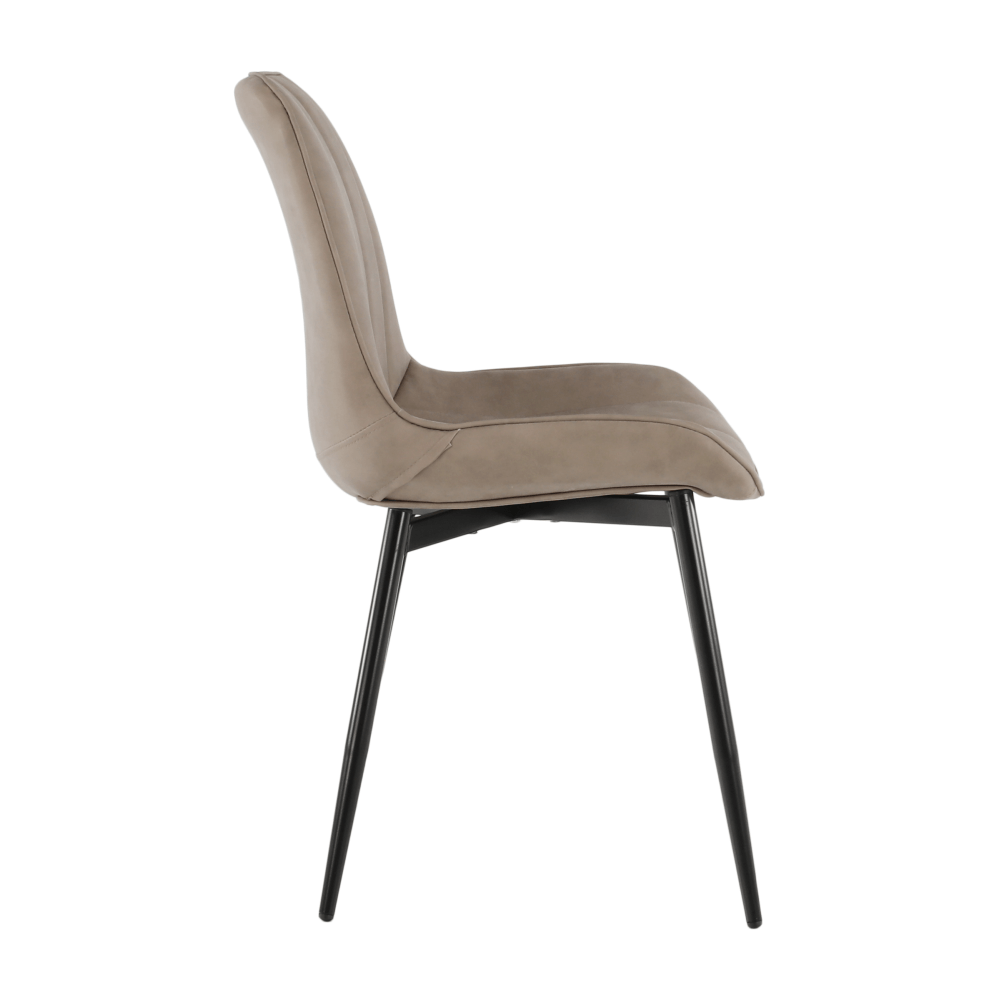 Scaun, gri maroniu taupe/negru, HAZAL - imagine 7