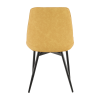 Scaun, galben/negru, HAZAL - Thumbnail Image 6