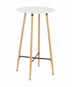 Masă de bar, alb/stejar, IMAM