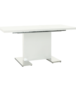 Masă dining, albă HG, IRAKOL