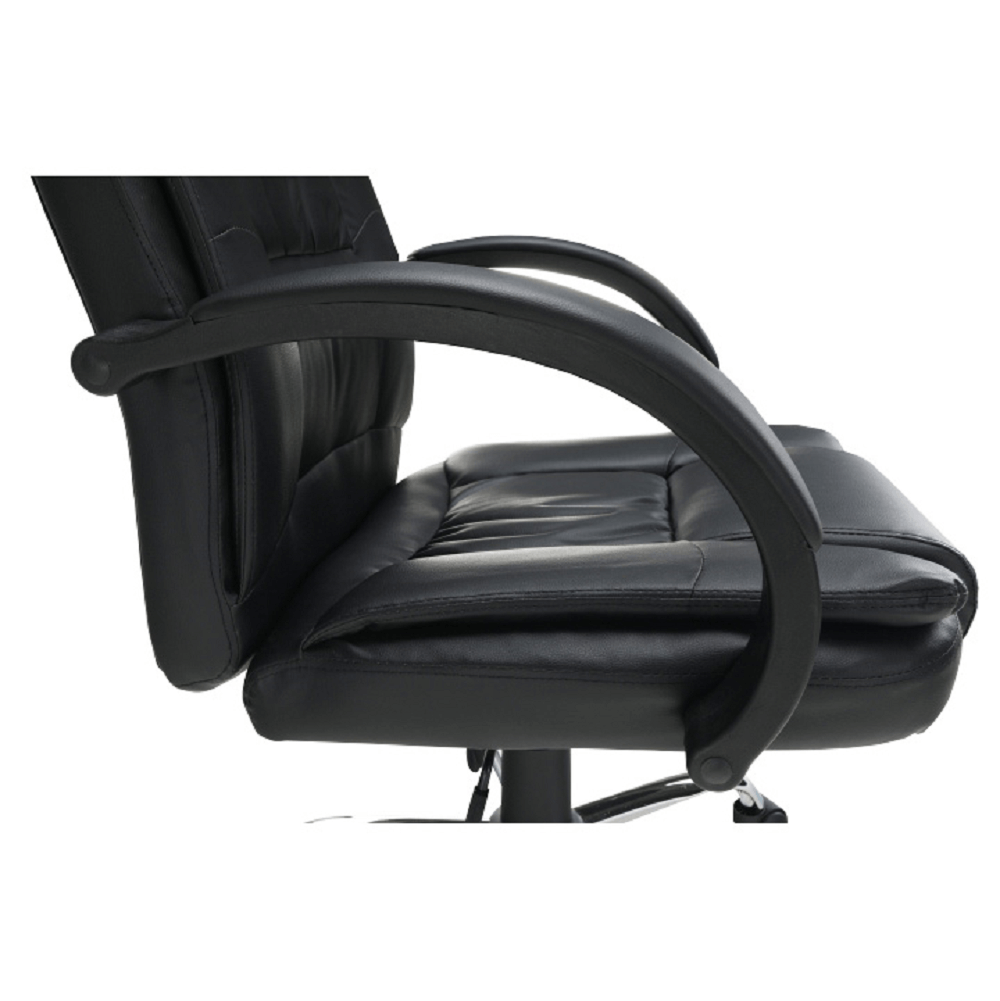 Scaun de birou, negru/crom, MADOX - imagine 10