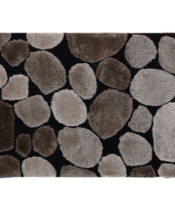 Covor 170x240 cm, maro/bej/negru, PEBBLE TYP 2
