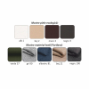 Colţar, piele ecologică negru/material textil gri, model stânga, LATE NEW - Thumbnail Image 2