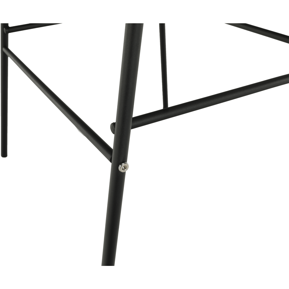 Scaun bar, textil gri închis/metal, MARIOLA NEW - imagine 8