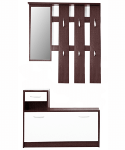 Set vestibul, wenge, alb MECKI