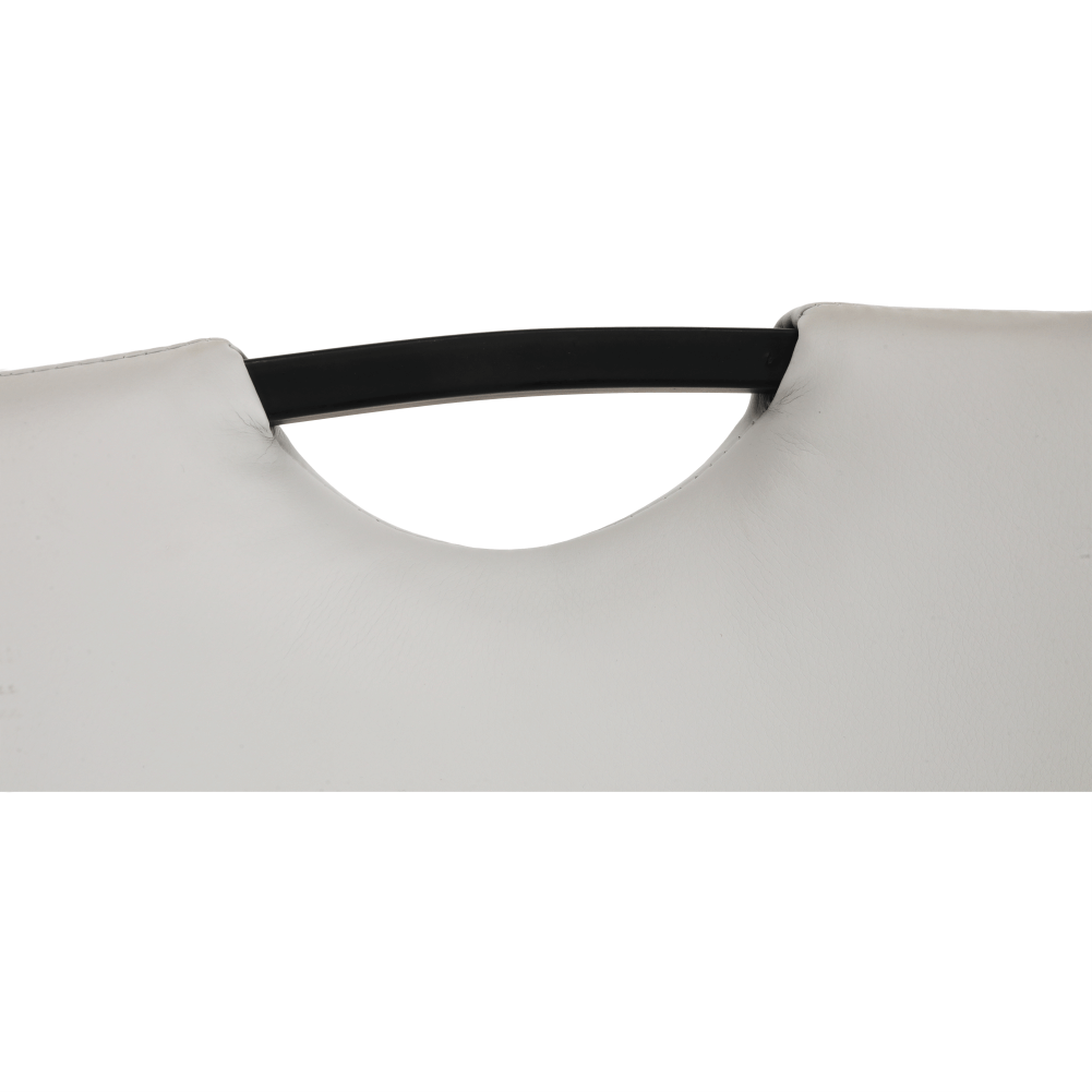 Scaun dining, gri deschis / negru, MEKTONA - imagine 12