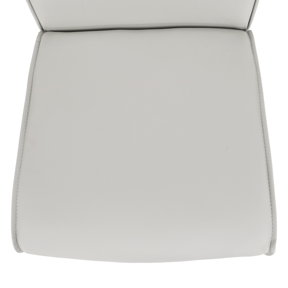 Scaun dining, gri deschis / negru, MEKTONA - imagine 11