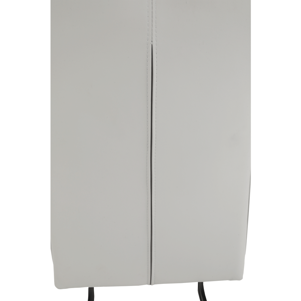 Scaun dining, gri deschis / negru, MEKTONA - imagine 6
