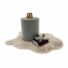 Taburet, catifea Velvet gri, NELI - Thumbnail Image 5