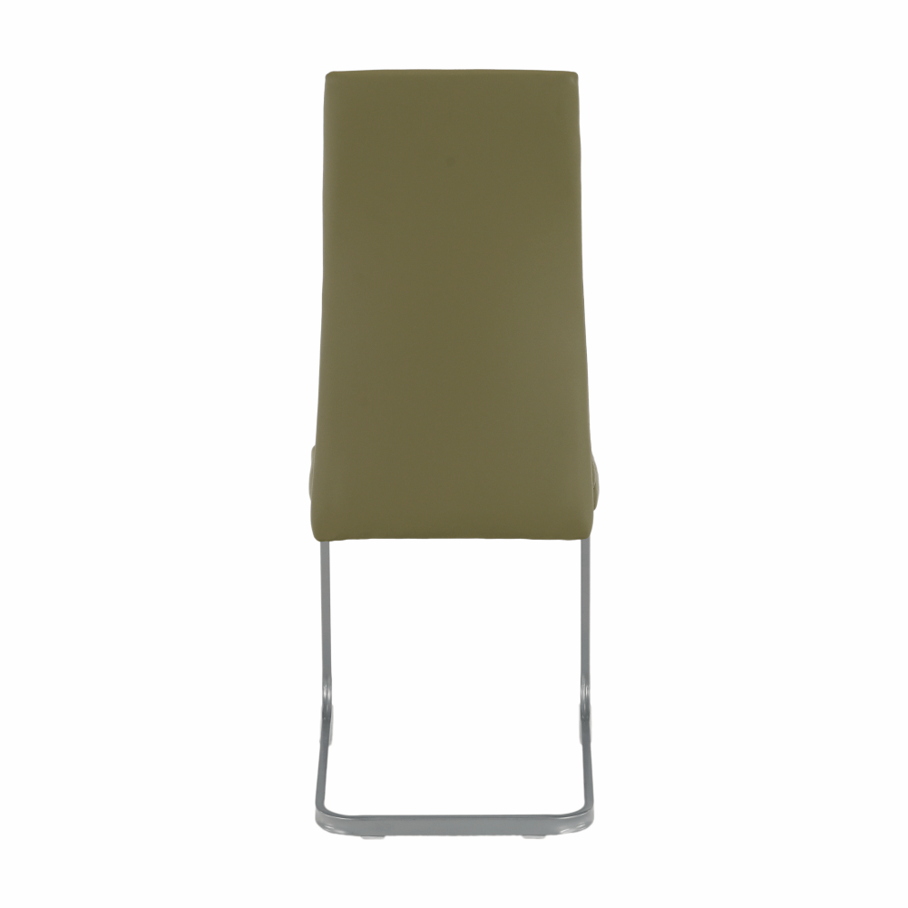 Scaun dining, verde măsliniu / gri, NOBATA - imagine 4