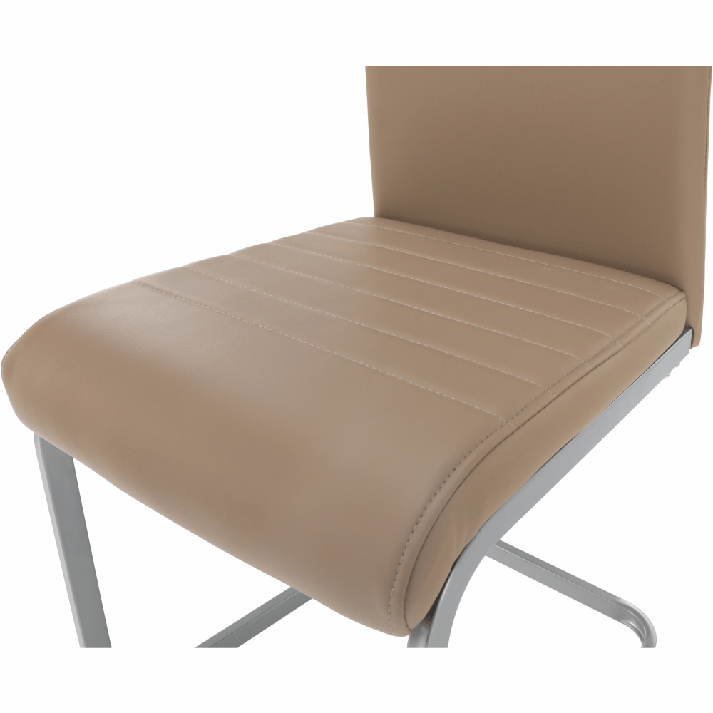 Scaun dining, gri maro Taupe / gri, NOBATA - imagine 9