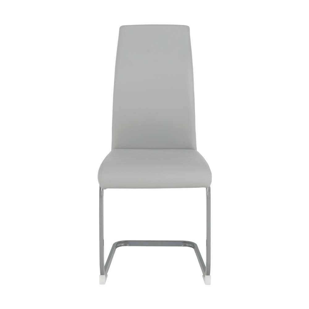 Scaun dining, gri deschis / gri, NOBATA - imagine 13